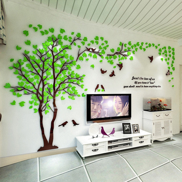 Ornate 3D Acrylic Wall Sticker / Lixra