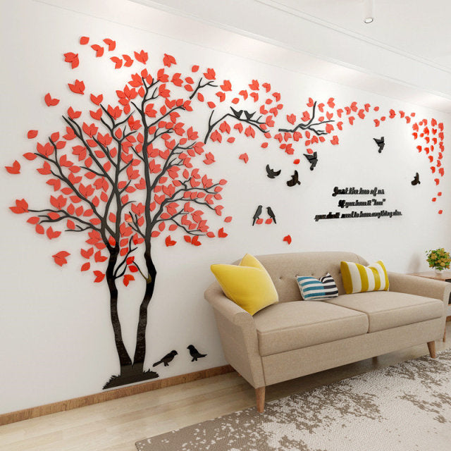 Ornate 3D Acrylic Wall Sticker / Lixra