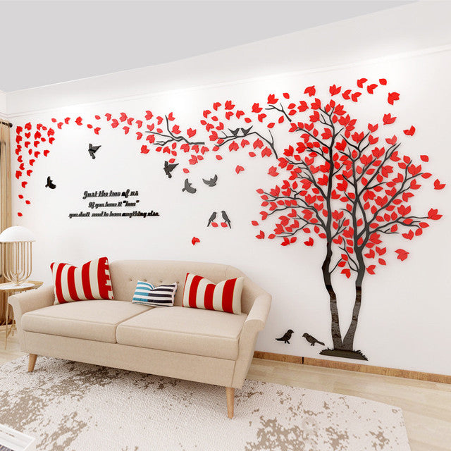Ornate 3D Acrylic Wall Sticker / Lixra