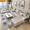Modern Splendid Leather Sectional Sofa Set / Lixra
