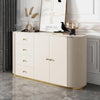 Modern Glossy Wooden Finish Ostentatious Buffet Cabinet - Lixra