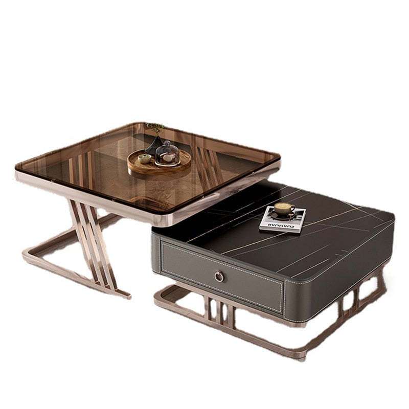 Designer Luxurious Glossy Finish Coffee Table / Lixra