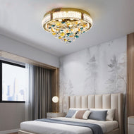 Dazzling Luxury Crystal Gold Ceiling Light / Lixra