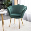 Petal Designed Velvet Fabric Accent Chair - Lixra
