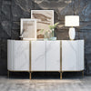 Modern Marble-Top Delectable Wooden Buffet Table - Lixra