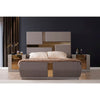 4-pcs Luxurious Linen Fabric Resplendent Bedroom Set / Lixra
