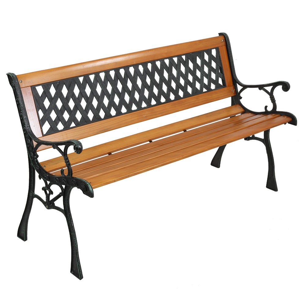 Contemporary Design Solid Wood Astounding Outdoor Patio Bench - Lixra