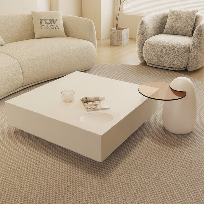 Contemporary Style Luxurious Wooden Coffee Table / Lixra