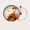 Modern Design Metallic Finish Splendid Wall Clock - Lixra