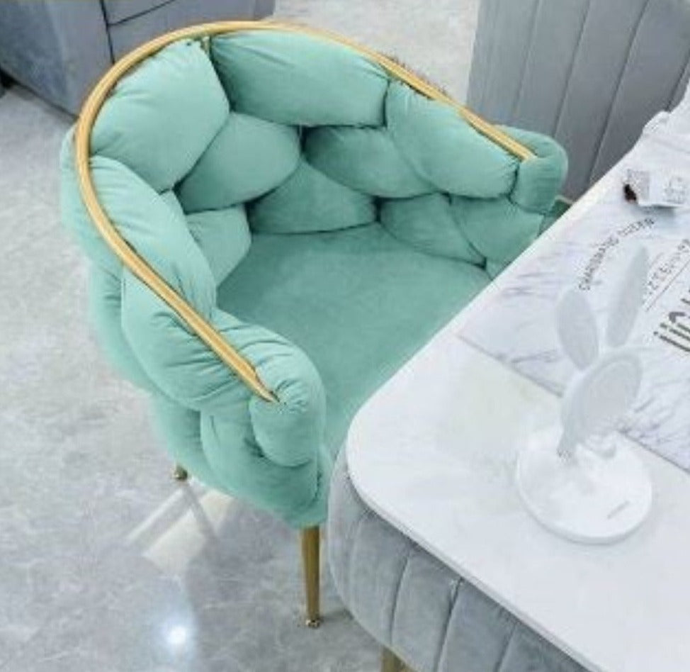 Round Cotton Bread Leisure Accent Chair / Lixra