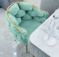 Round Cotton Bread Leisure Accent Chair / Lixra