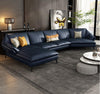 Exquisite Design Arc-Shaped Leather Sectional Sofa / Lixra
