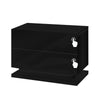 Contemporary Design Gleamy Solid Wood Sumptuous Nightstand - Lixra