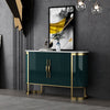 Nordic Style Modern Marble-Top Wooden Buffet Table / Lixra