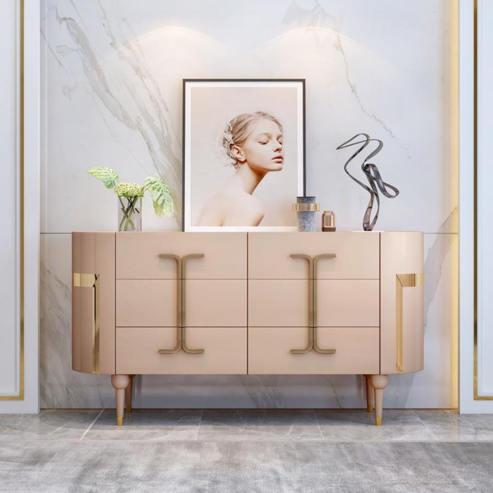 Modern Light Luxury Marble-Top Glorious Drawer Chest - Lixra