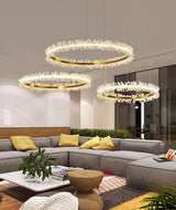 Aesthetic Gleamy Crystal Pendant Light / Lixra