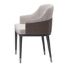 Ultra Modern Fabric Upholstered Dining Chair / Lixra