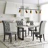 Modern Endearing Button Tufted Cozy Fabric Dining Chairs - Lixra