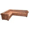 6 Seater L-shaped Chesterfield Endearing Sectional Sofa