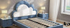 Cute Cloud Design Children's Bed With Storage - Lixra