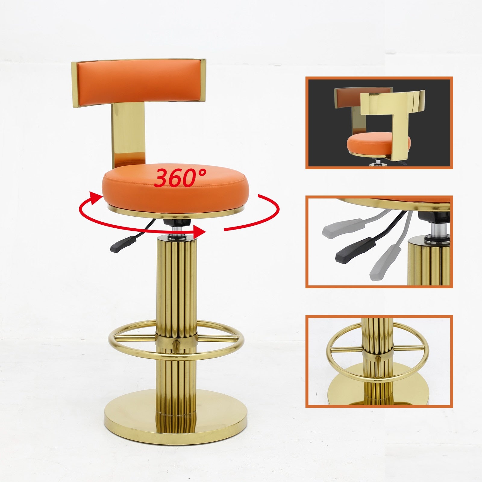 Kitchen Rasied Chair Set Of 3 Elegant Adjustable High Raised Chairs - Lixra.com
