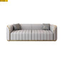 Ultramodern Spacious Contemporary Style 3 Seater Leather Sofa - Lixra