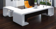 Modern Design Wooden L-Shaped Computer Desk / Lixra