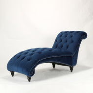 Modern Velvet Fabric Chaise Lounge / Lixra
