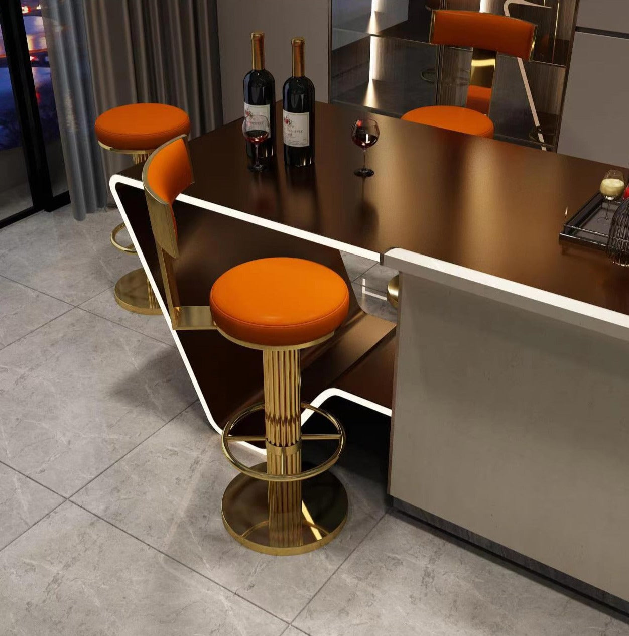 Kitchen Rasied Chair Set Of 3 Elegant Adjustable High Raised Chairs - Lixra.com