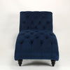 Lavish Design Modern Velvet Fabric Chaise Lounge / Lixra