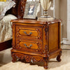 Bedside Table With 2 Drawer Nightstand - Lixra