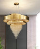 Dazzling Gold Crystal Luxurious Modern Chandelier - Lixra