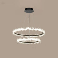 Crystal Shade Metallic Modern Pendant / Lixra