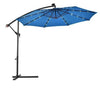 Contemporary Umbrella Shade Exclusive Solar Powered LED Light- Lixra