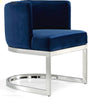 Modern Solid Metal Leg Soft Cushioned Dining Chair - Lixra