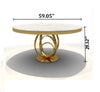 Creative Multipurpose Designed Marble Top Round Shaped Dining Table - Lixra