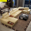 Staggering Modern U-shaped Leather Sectional Sofa - Lixra