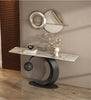 Lavish Design Modern Marble Top Accent Table / Lixra