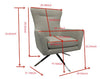  Modern Day Luxurious Leisure Accent Chair / Lixra