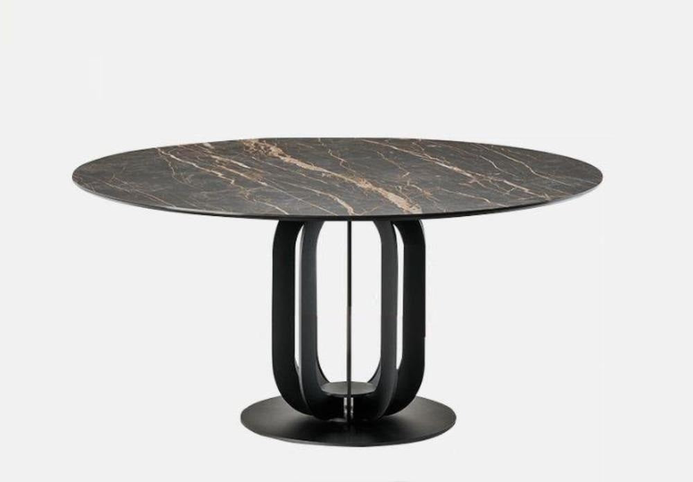 Exquisite European Style Marble Top Dining Table - Lixra