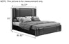 Italian Light Luxurious Leather Upholstered Bed / Lixra