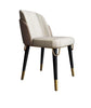 Contemporary Modern Luxury Spacious Comfort Leather Dining Chairs - Lixra