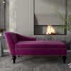 Chic Velvet Upholstery and Tufted Chaise Lounge /  Lixra