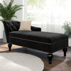 Chic Velvet Upholstery and Tufted Chaise Lounge /  Lixra
