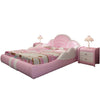 Modern Endearing Comfy Leather Palatial Kids Bed - Lixra