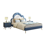 Cute Cloud Design Children's Bed With Storage - Lixra