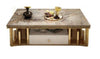 Aesthetic Look Quality Defined Marble Top Coffee Table - Lixra