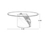 Modern Design Appealing Glass-Top Coffee Table / Lixra