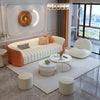 Modern Design Exquisite Finish Leather Sofa Set / Lixra