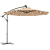 Contemporary Umbrella Shade Exclusive Solar Powered LED Light- Lixra